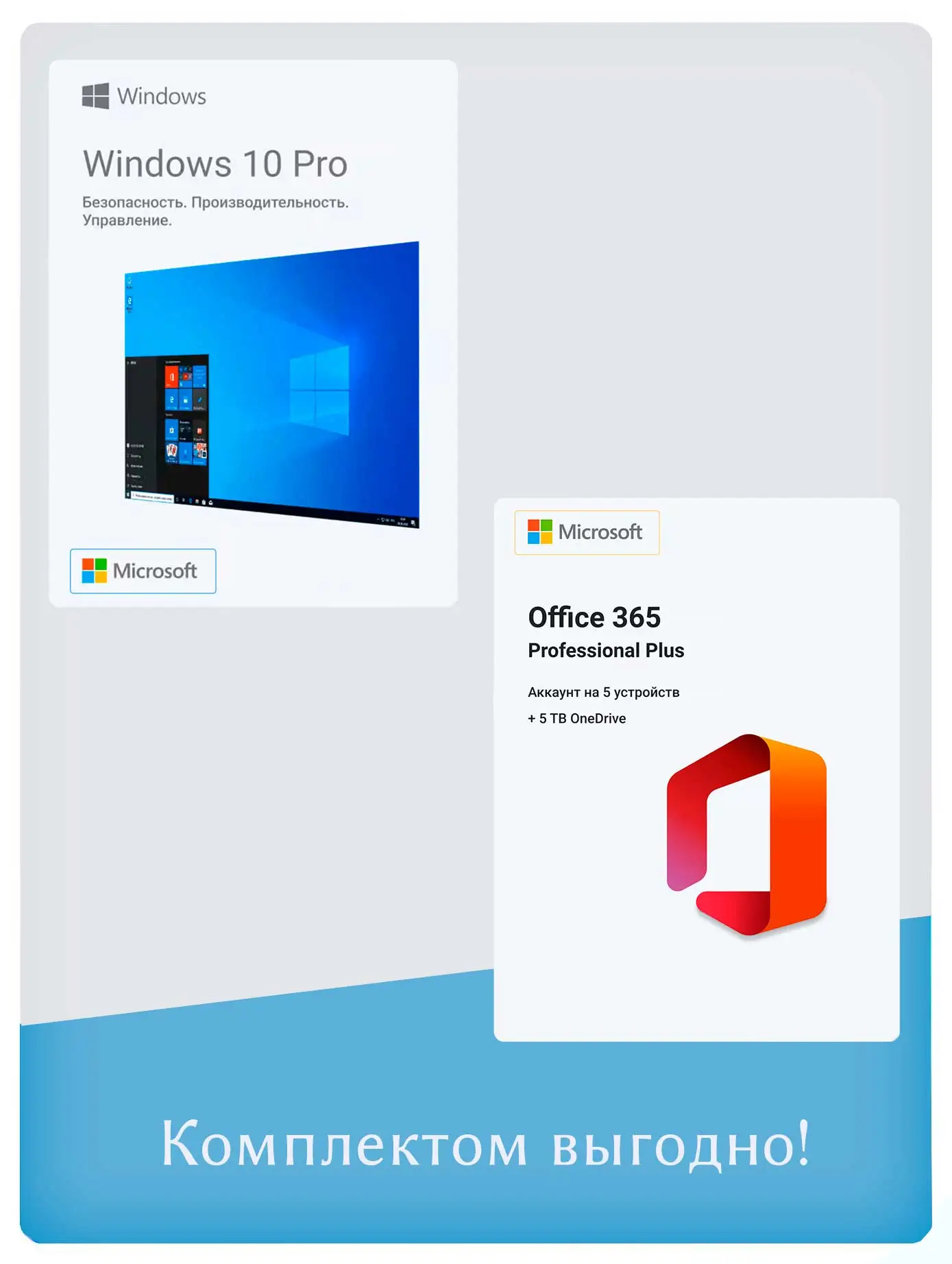 Microsoft Windows 10 Pro + Microsoft Office 365